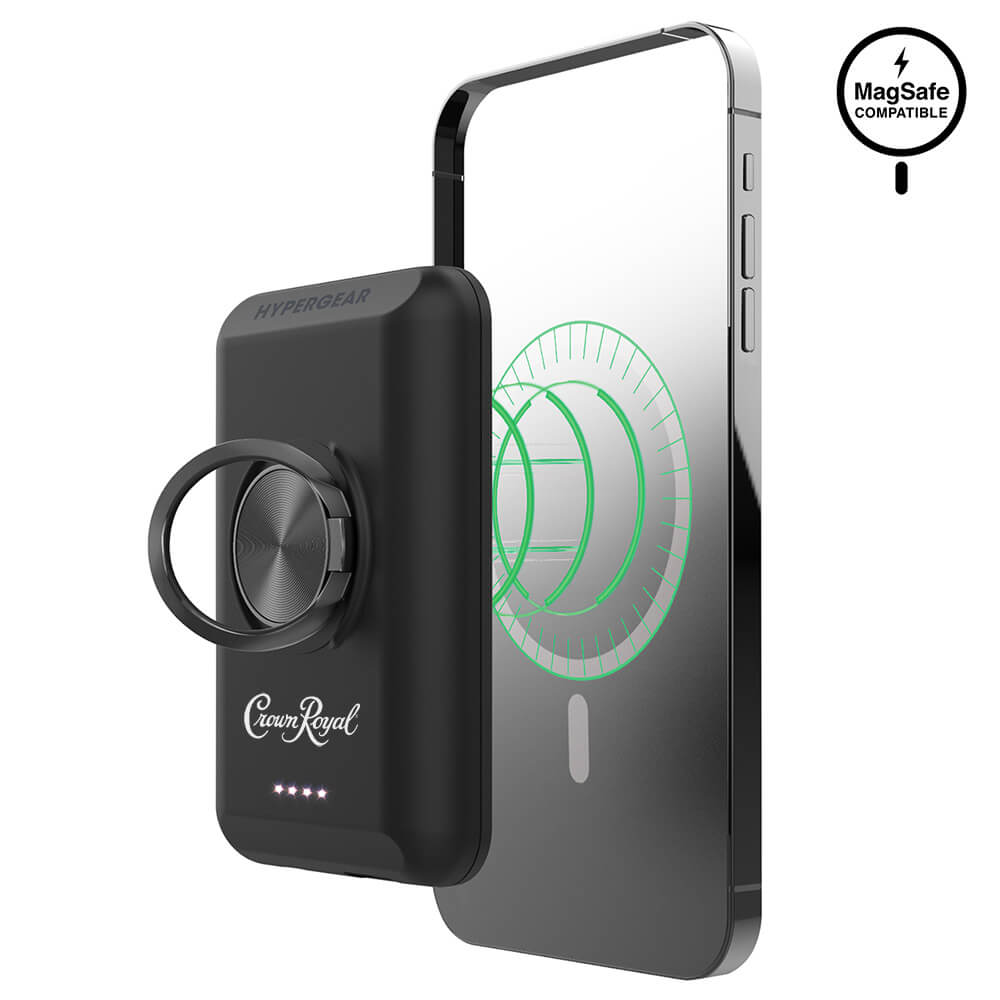 HyperGear 5000mAh Magnetic Wireless Power Bank for iPhone 12+ Series image