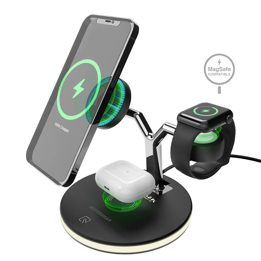 HyperGear Max-Charge 3-in-1 MagSafe Wireless Charging Stand