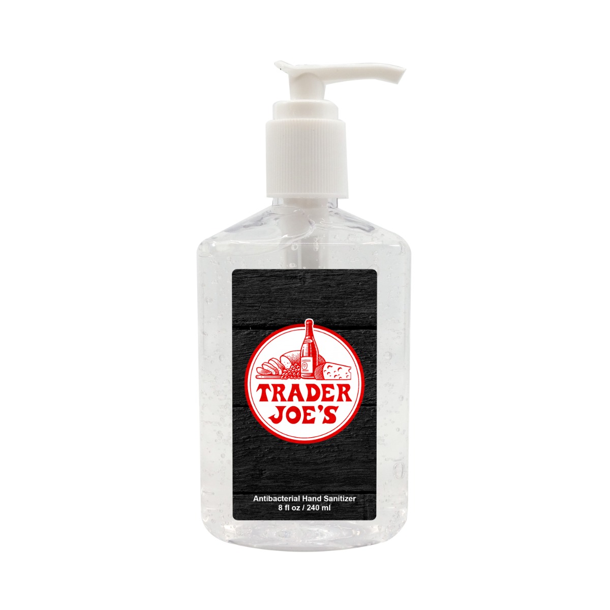 8 oz. Full-Color 62% Alcohol Hand Sanitizer with Pump image