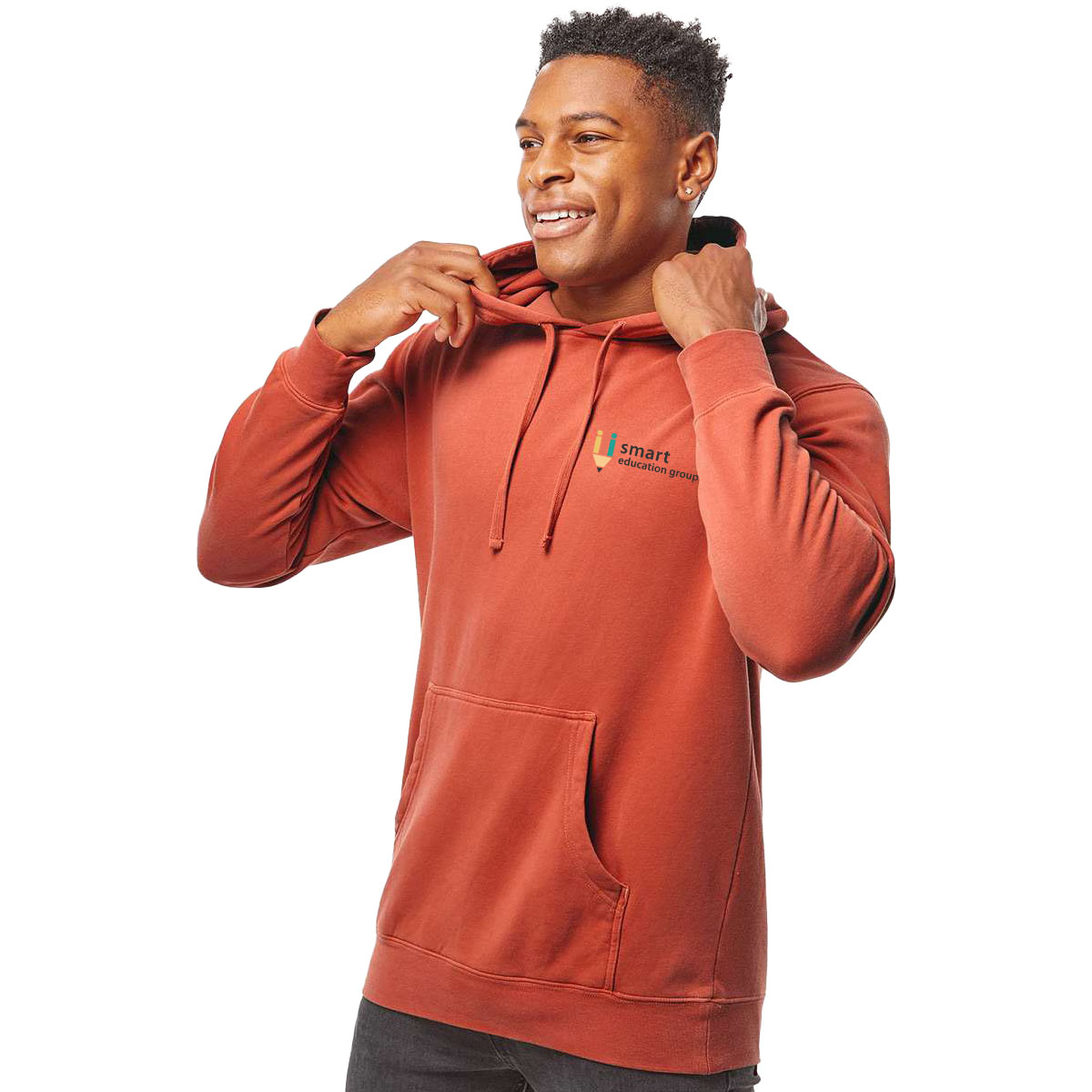 Independent Trading Co. Midweight Pigment-Dyed Hooded Sweatshirt