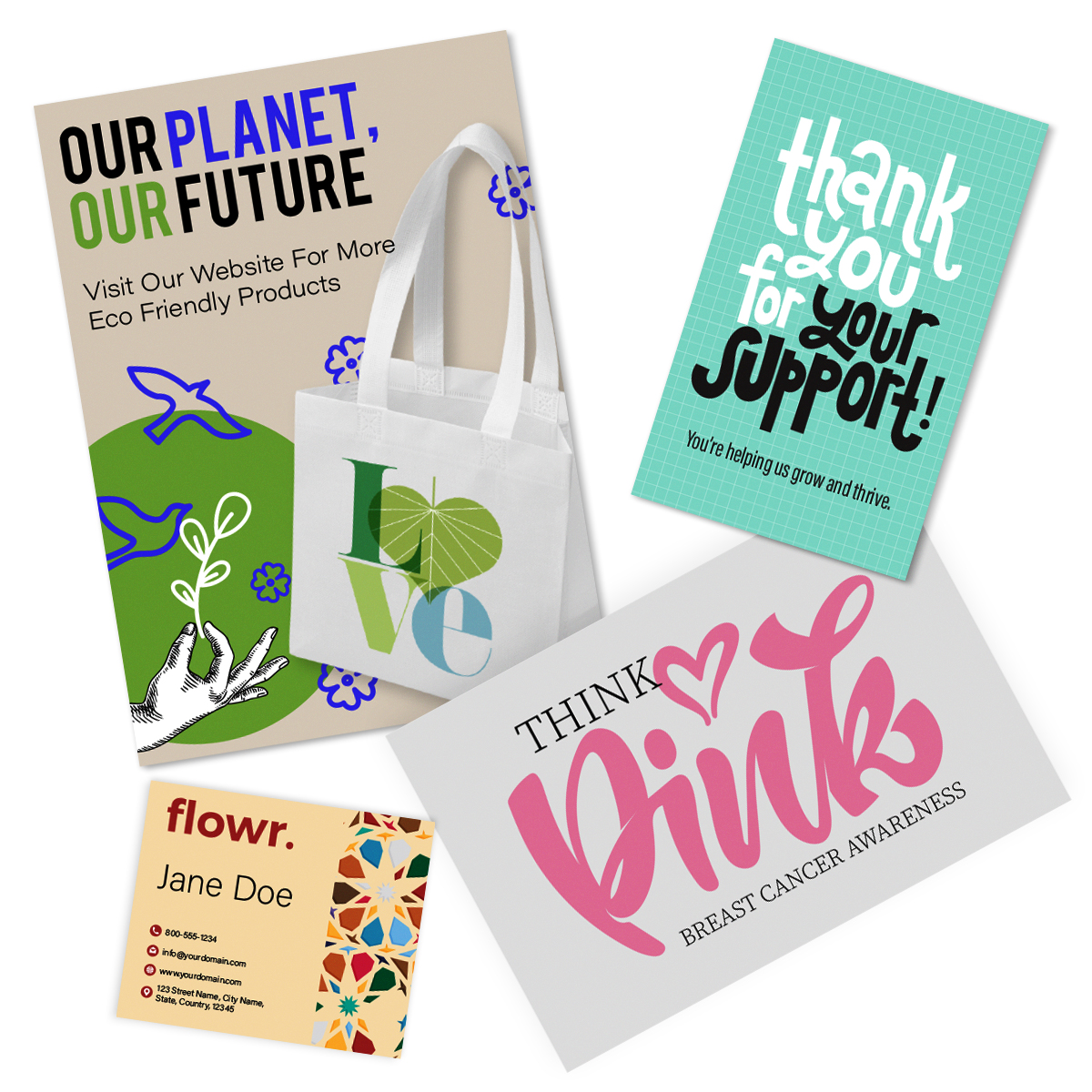 Full-Color Insert Cards - 3" x 5"
