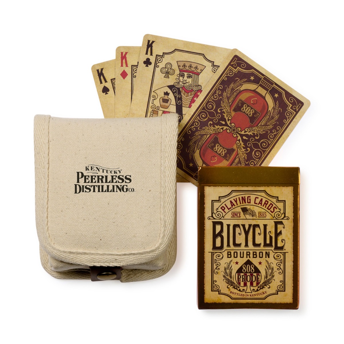 Bicycle® Bourbon Connoisseur Playing Cards Gift Set image