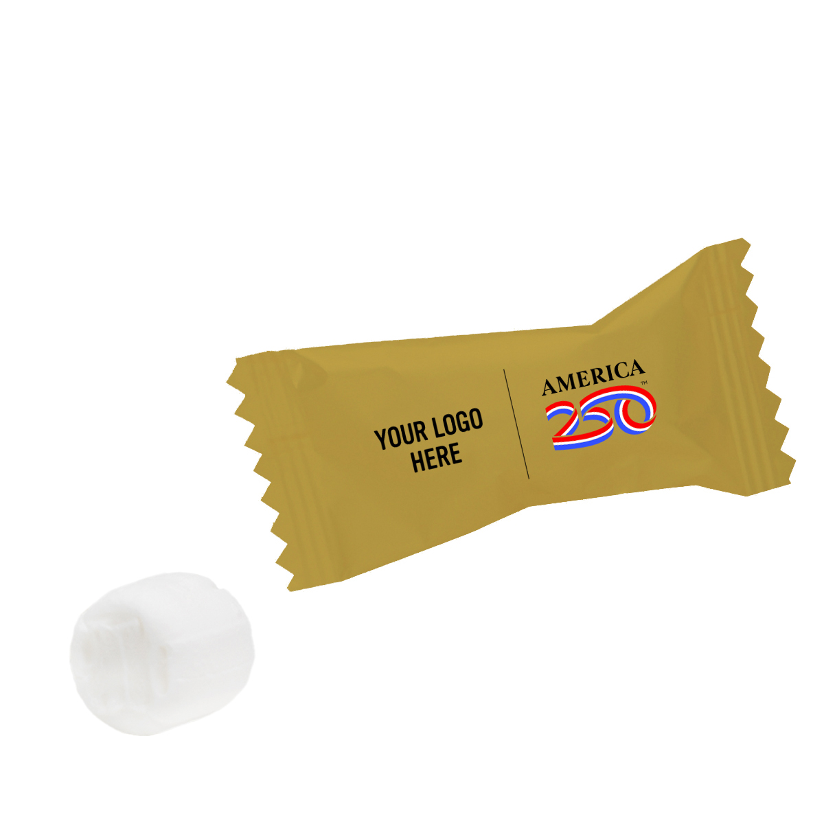 America250™ Individually Full-Color Wrapped Mints – Made in the USA image