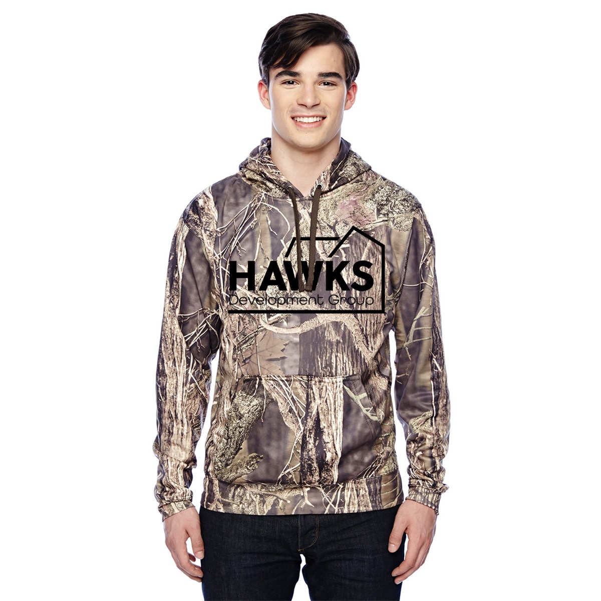 J America Tailgate Poly Fleece Hooded Sweatshirt image