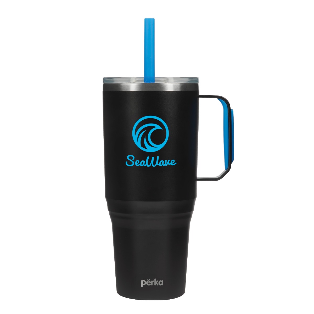 Perka® Portofino Recycled SS Travel Mug – 36 oz.