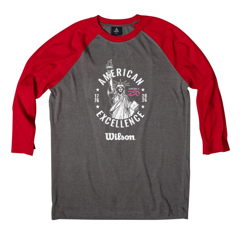 America250™ ACE USA Raglan 3/4 Sleeve Tee