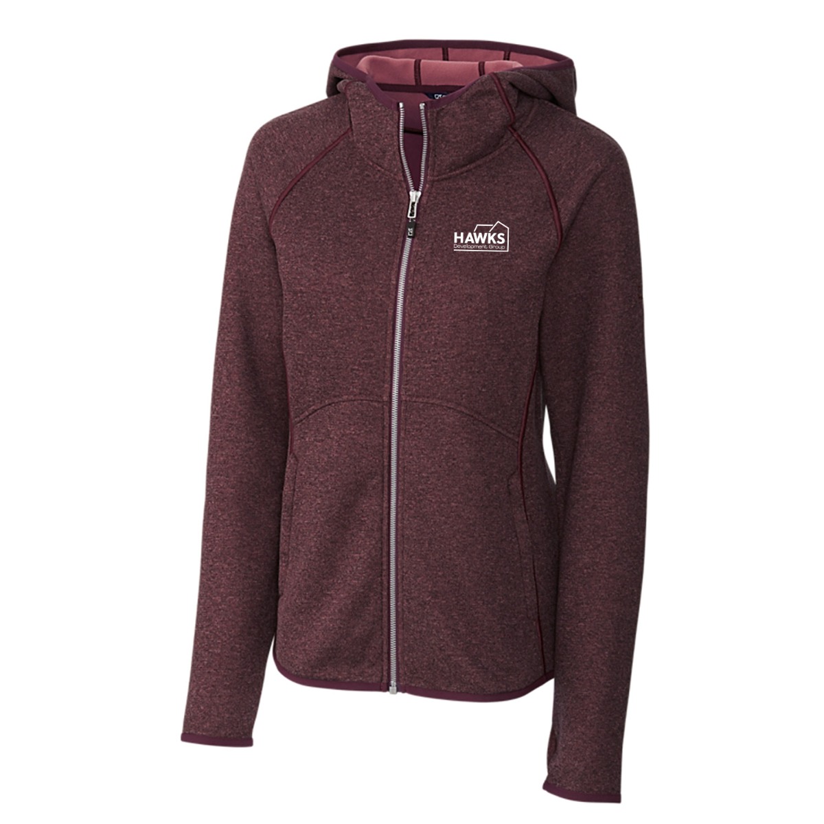 Cutter & Buck® Mainsail Fleece Full Zip Hooded Jacket - Women