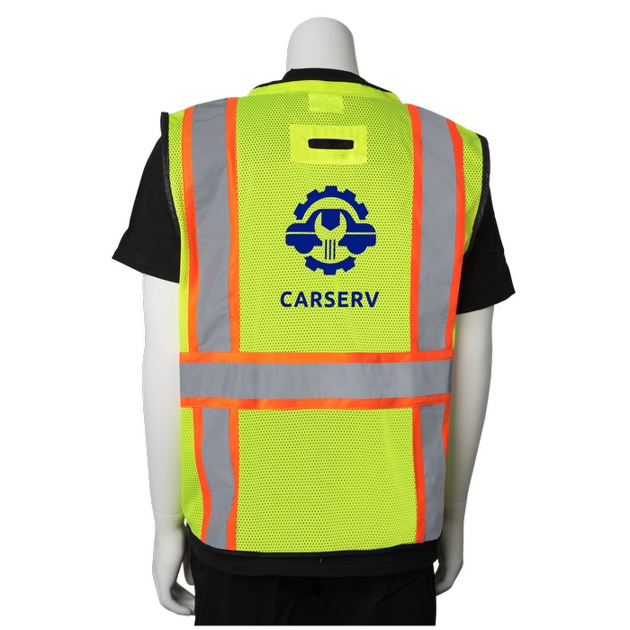HV Class 2 Eleven Pocket Two Tone Tech Mesh Vest