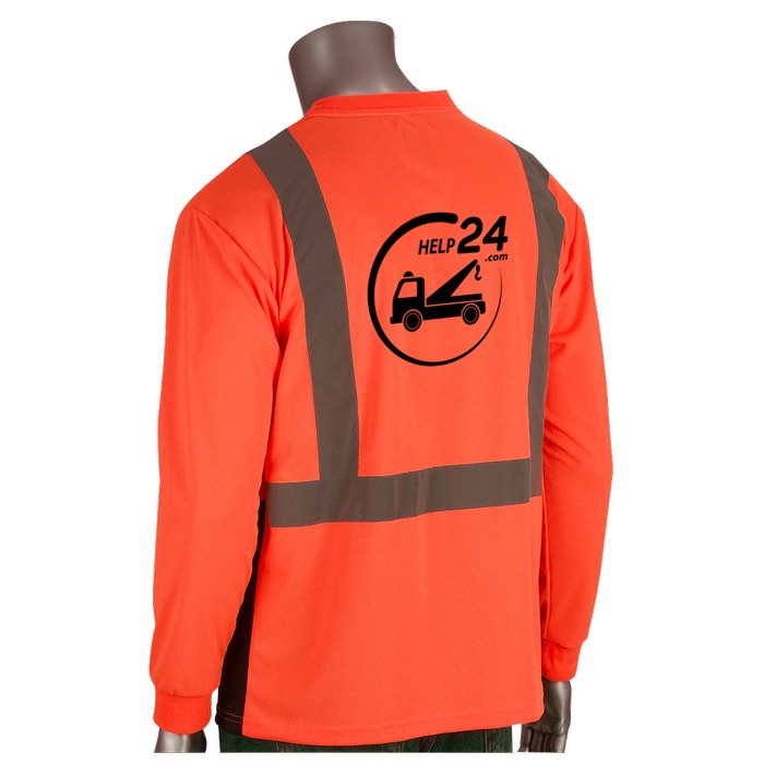 Class 2 Hi-Vis Long Sleeve 50+ UPF T-Shirt
