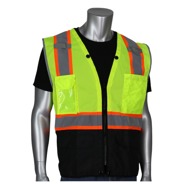HV Class 2 Eleven Pocket Two Tone Tech Mesh Vest