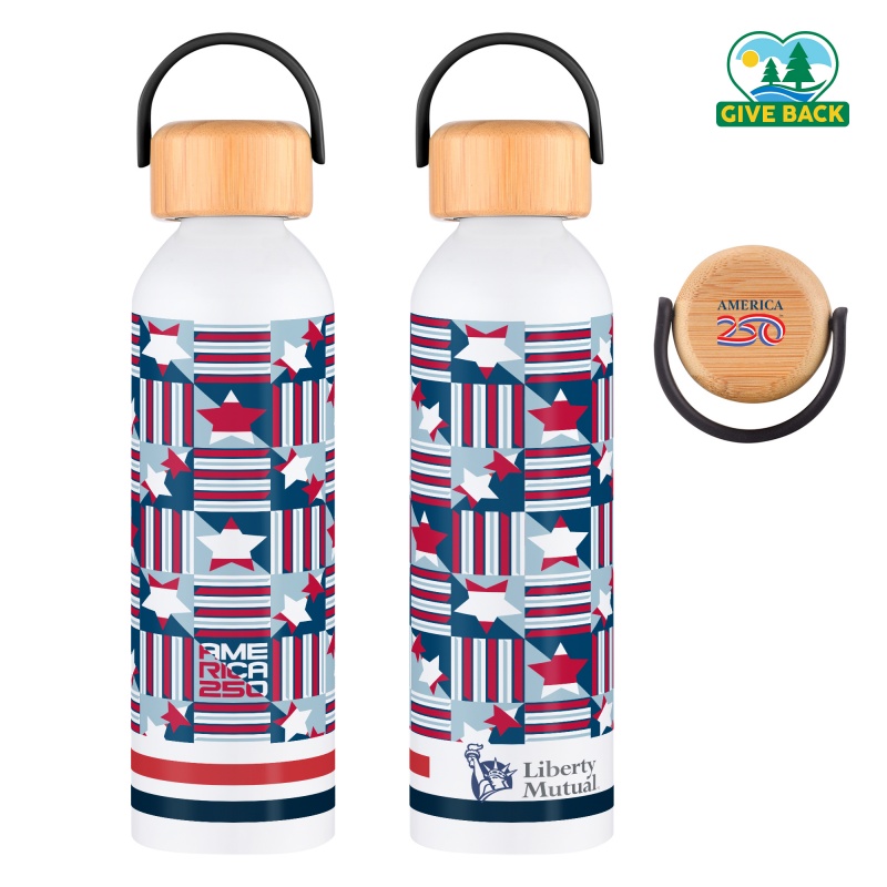 America250™ ACE USA Americana Water Bottle - 24 oz. 