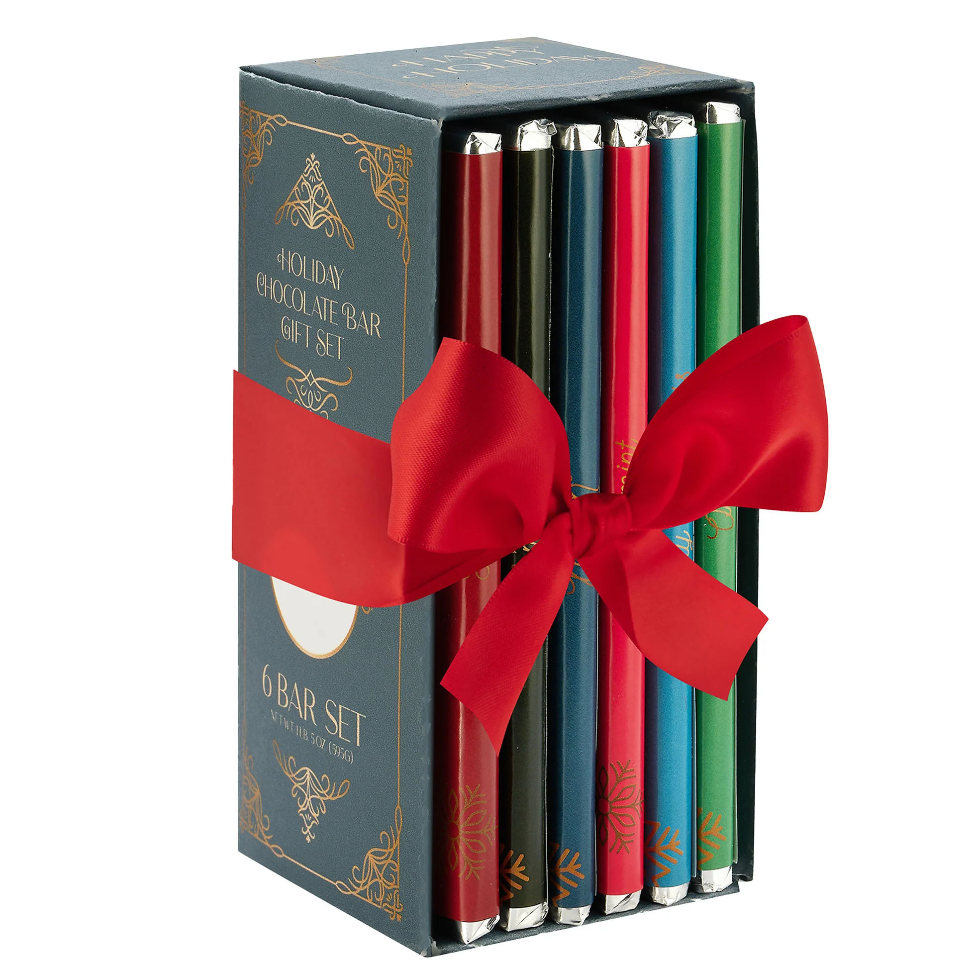 3.5 oz Belgian Chocolate Bar Library with Custom Gift Box image
