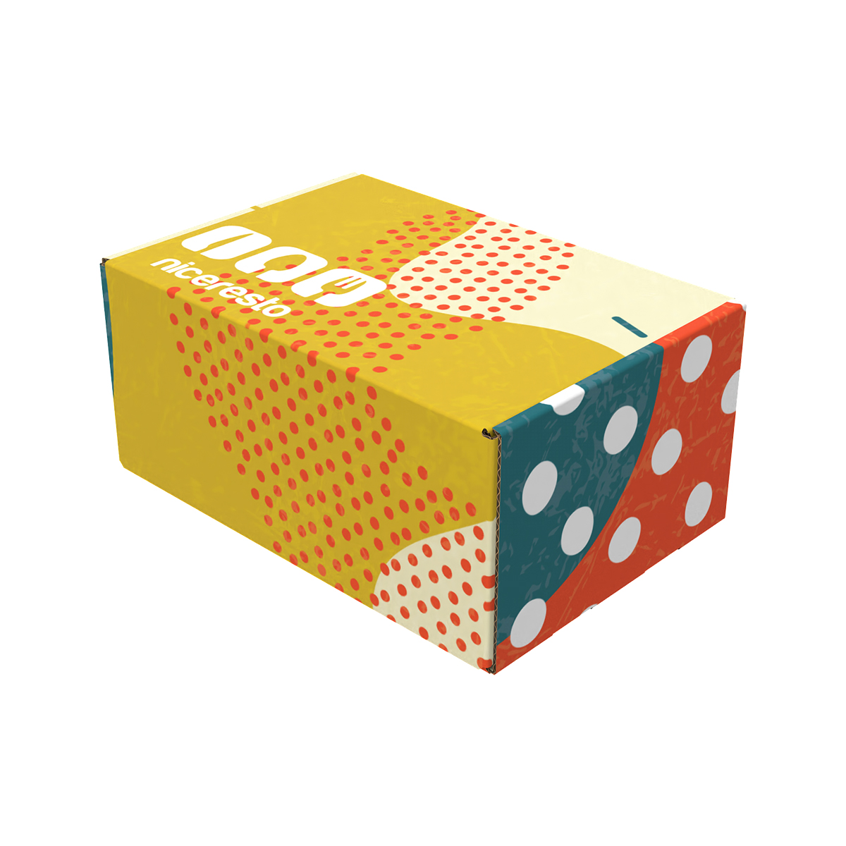 Full-Color E-Flute Corrugated Mailer Box - 9" x 6" x 4"