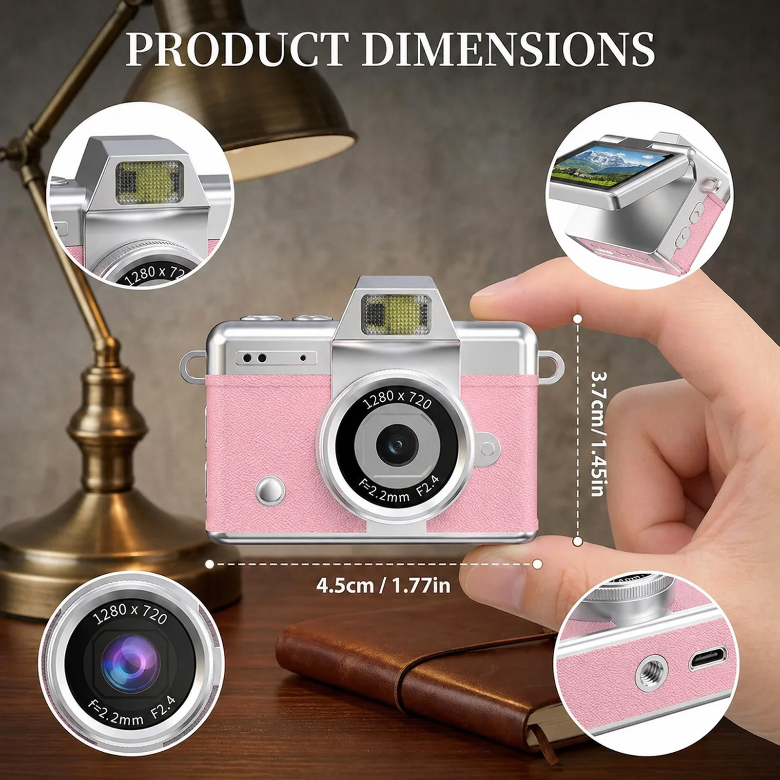 Mini Keychain Digital Camera - 32GB