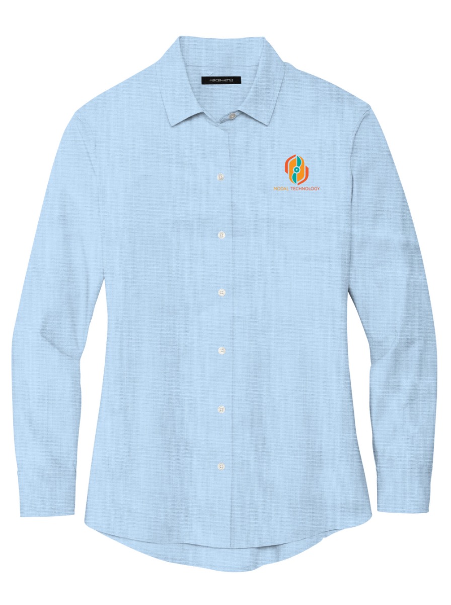 Mercer+Mettle® Long Sleeve Stretch Woven Shirt - Women