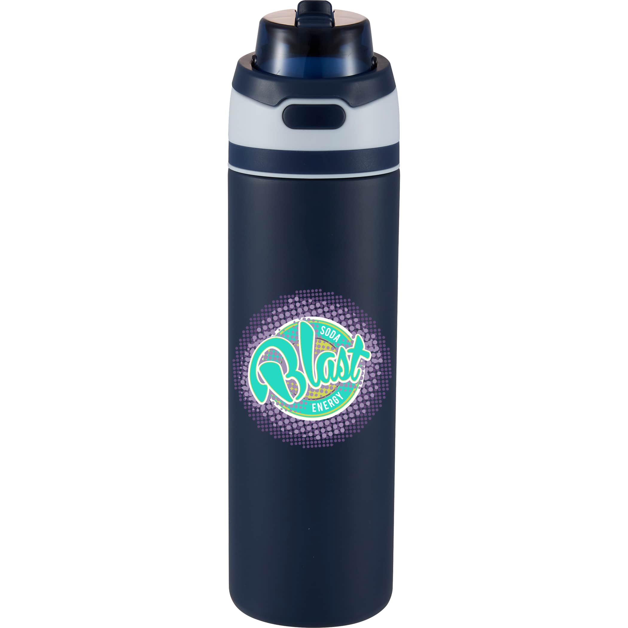 Custom 28 oz. Recycled Stainless Flip Straw Bottle