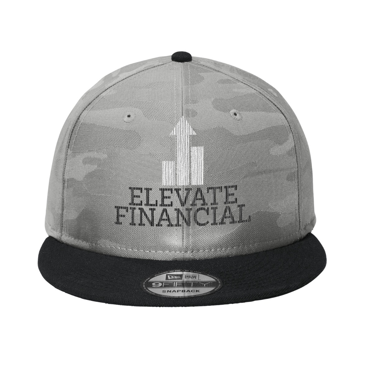 New Era® Camo Flat Bill Snapback Cap