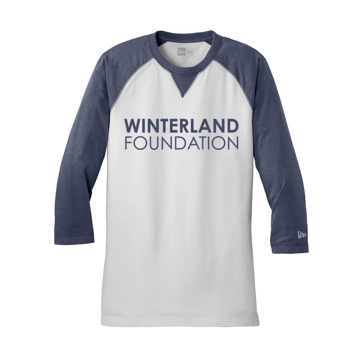 New Era® Sueded Cotton Blend 3/4-Sleeve Raglan T-shirt - Unisex