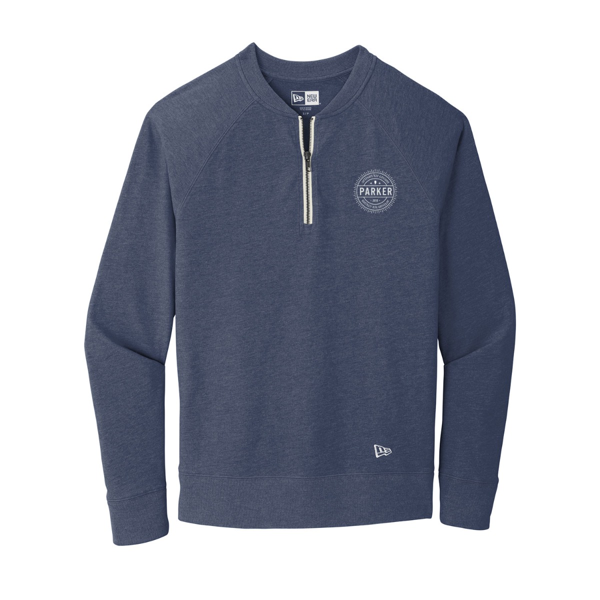 New Era® Sueded Cotton Blend 1/4-Zip Pullover - Unisex