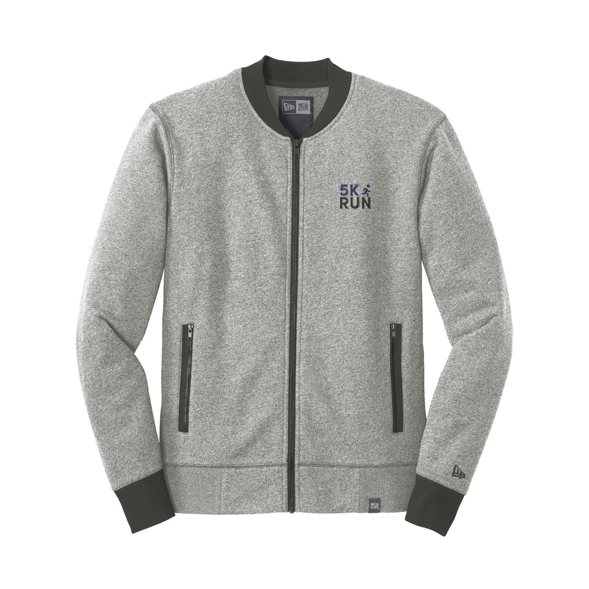 New Era® French Terry Full-Zip Baseball Jacket - Unisex