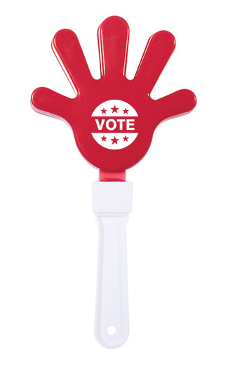 Two-Tone Plastic Hand Clapper image