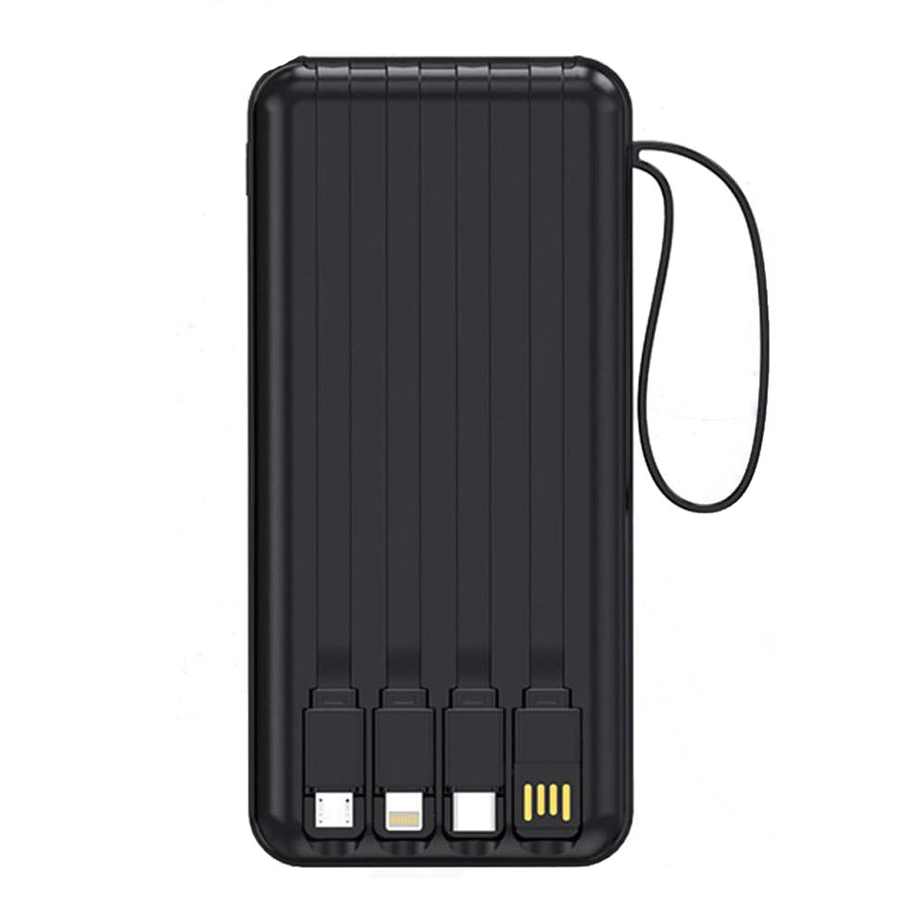 20W Multi-Cable Portable Power Bank - 10,000 mAh