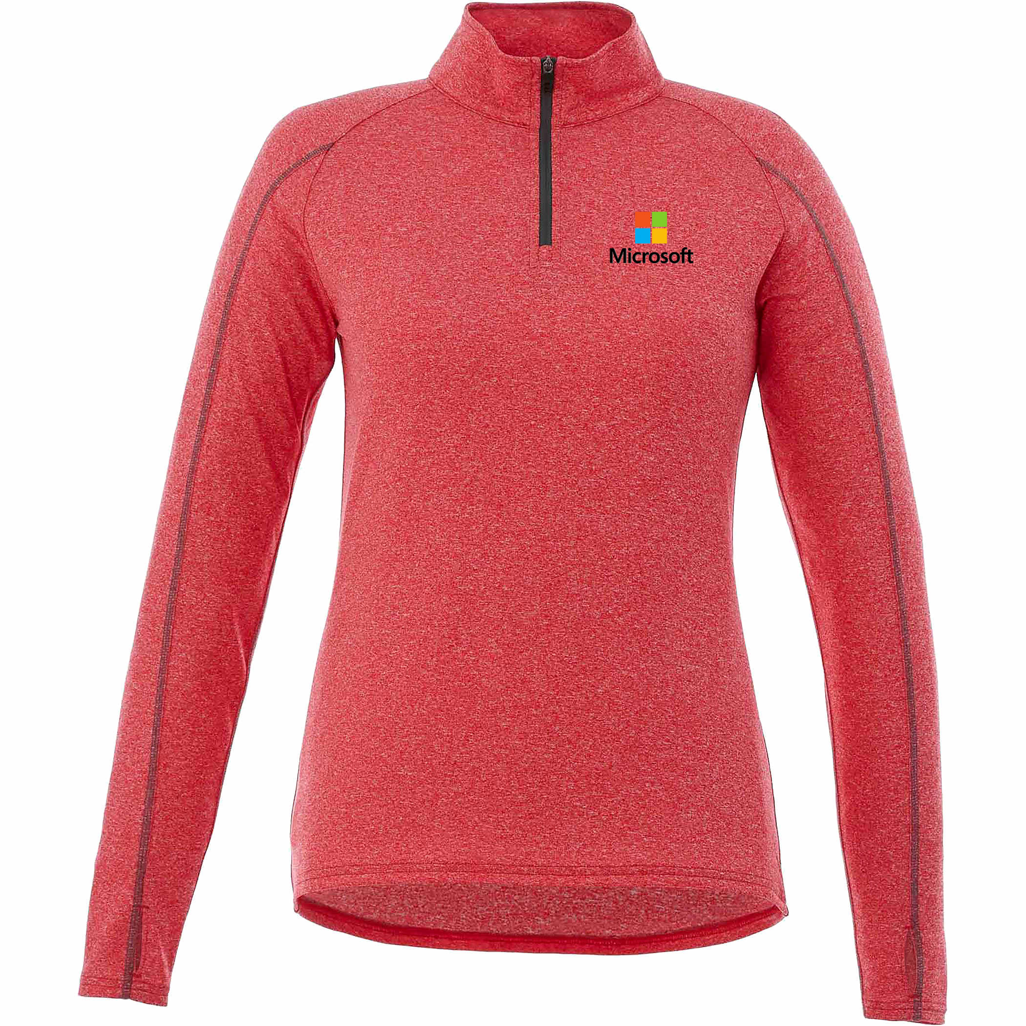Elevate Performance Knit Quarter Zip with Thumb Holes - Women