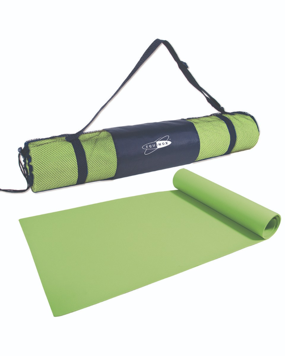 PVC Yoga Mat with Mesh Carry Bag - 68