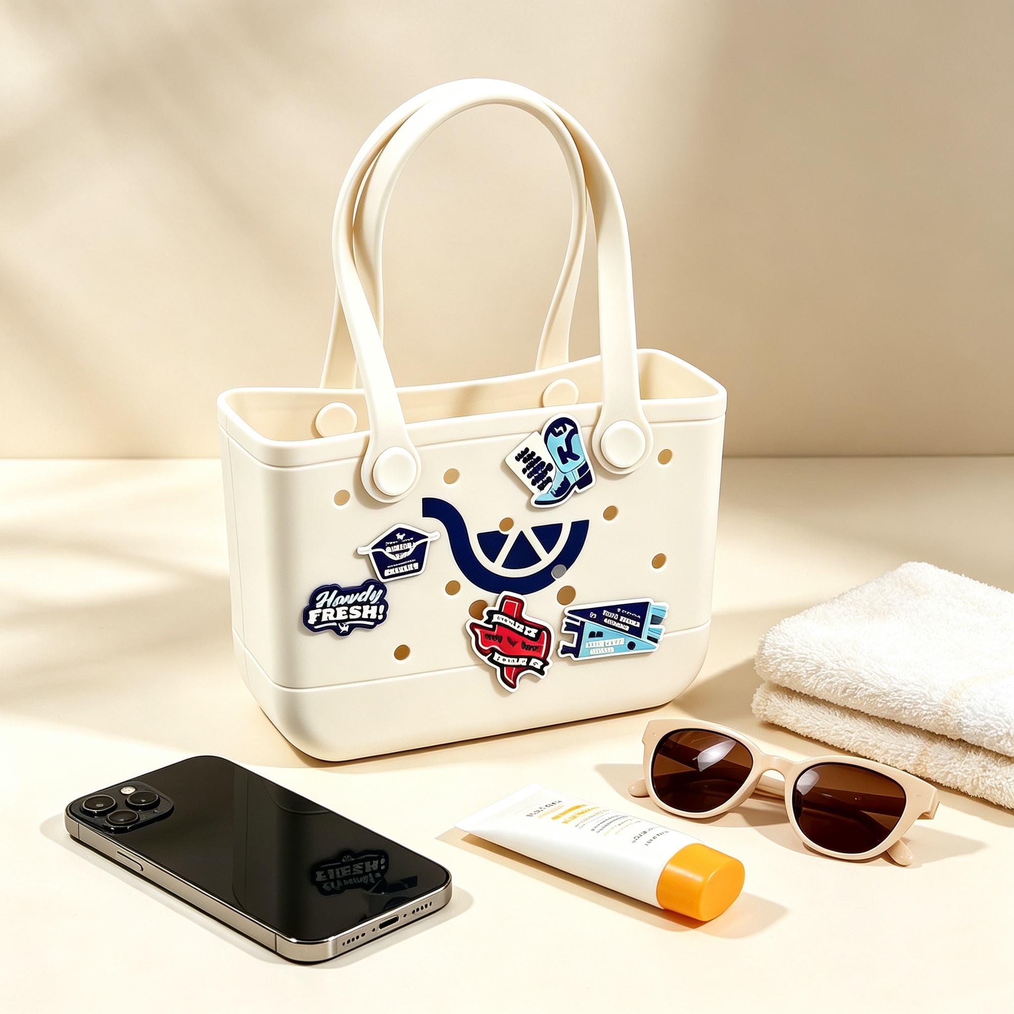 Small EVA Beach Tote Bag