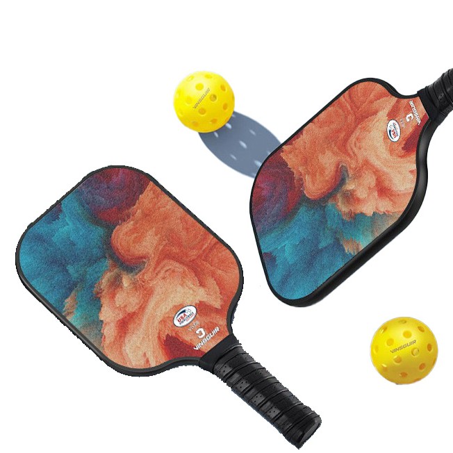 Full-Color Pickleball Paddle Game Set