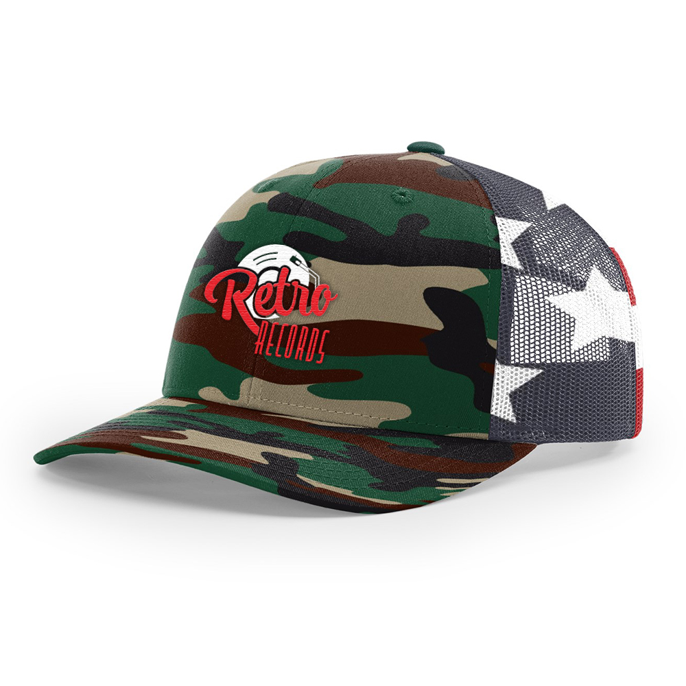 Richardson&reg; 112PM Printed Mesh Trucker Cap image