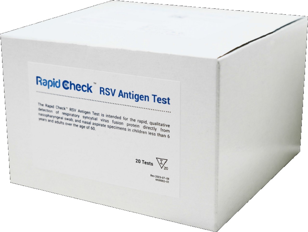 Rapid Check™ RSV Antigen Test - 20 Tests per Box (priced per test)