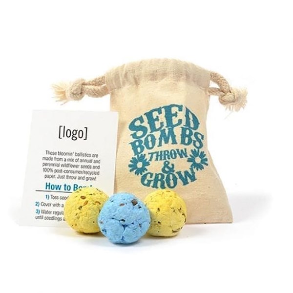 Bloomin®  Seed Bomb Bag with Full-Color Card image