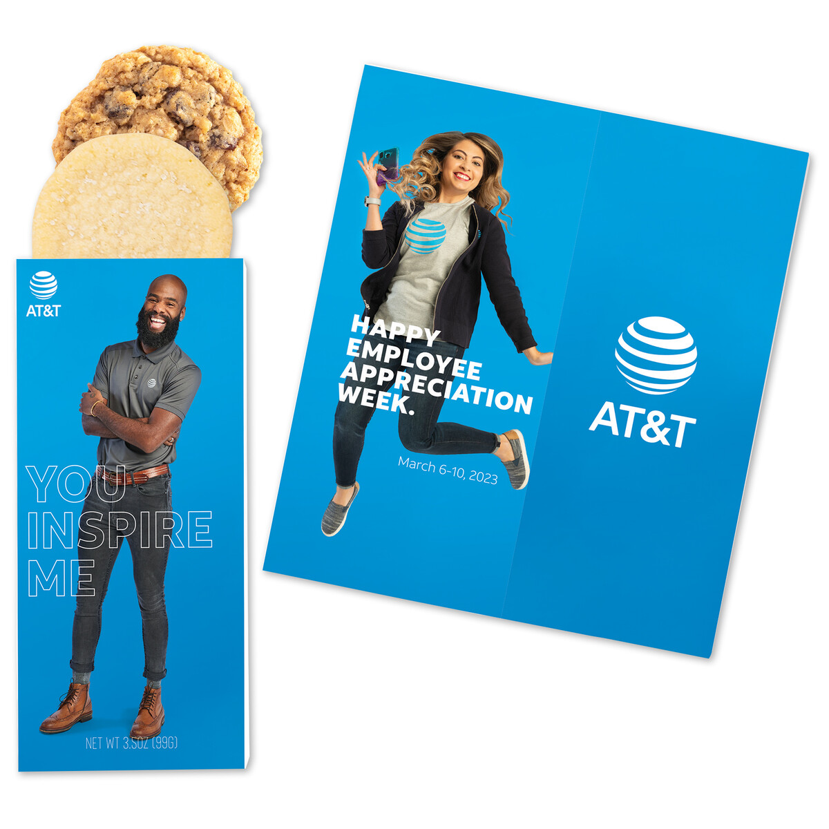 Full-Color Custom Sweeter Cards with Homestyle Cookie Duo