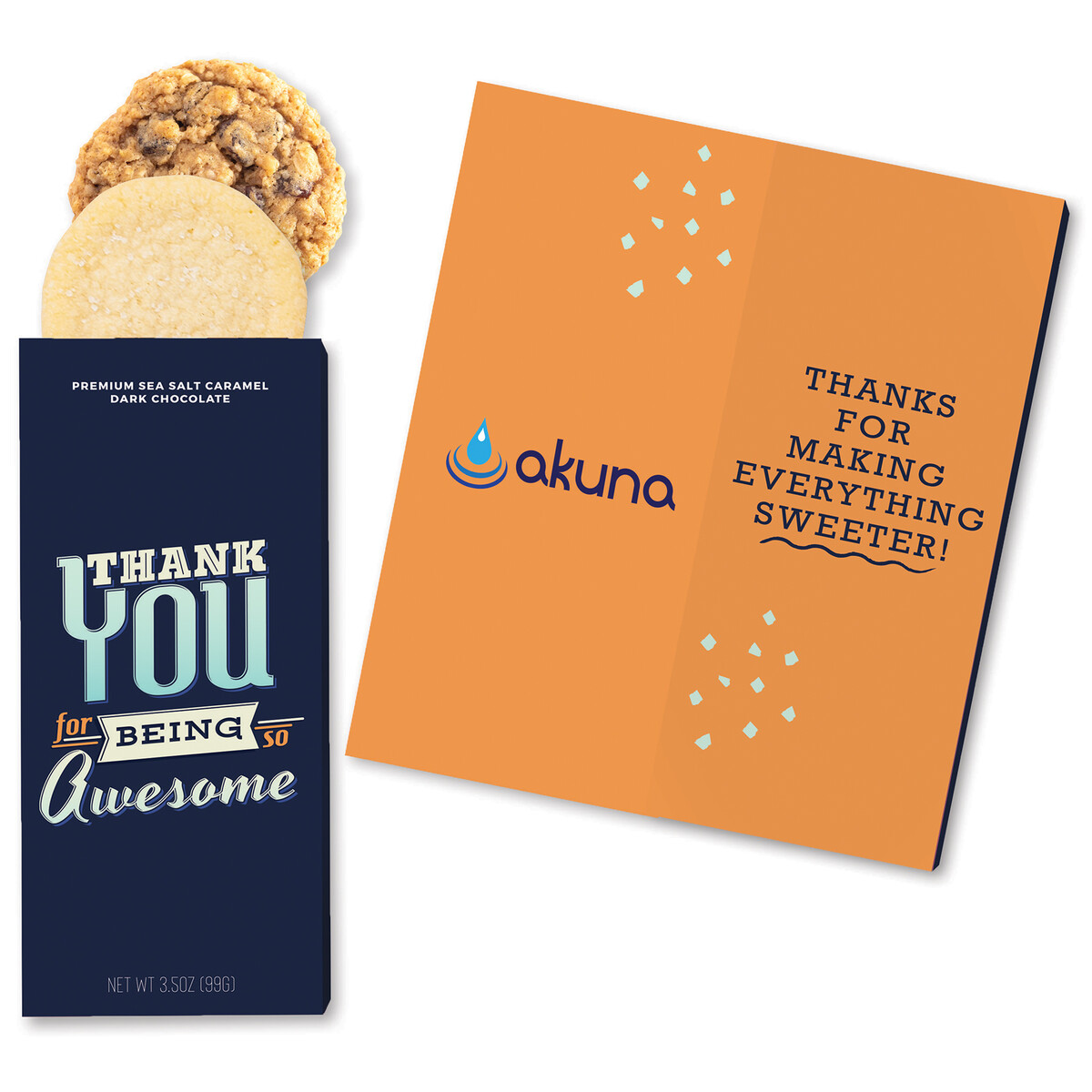 Full-Color Custom Sweeter Cards with Homestyle Cookie Duo image