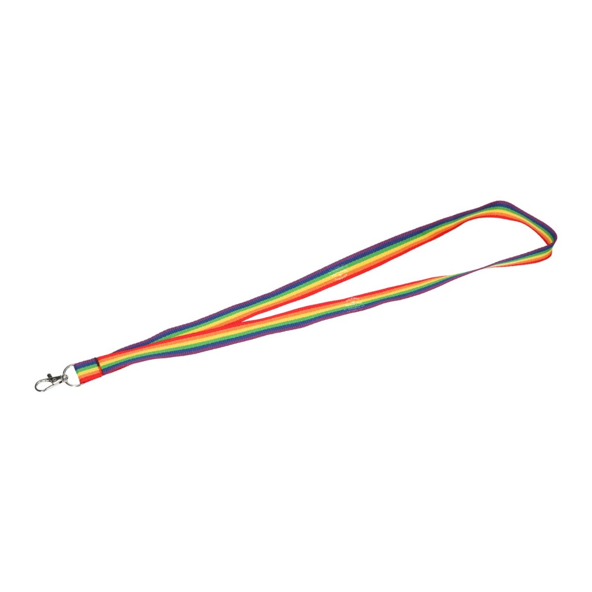 Recycled Polyester Rainbow Lanyard