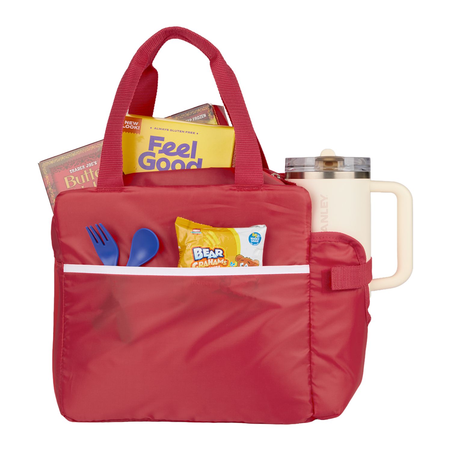 16-Can Recycled Cooler with Side Pocket