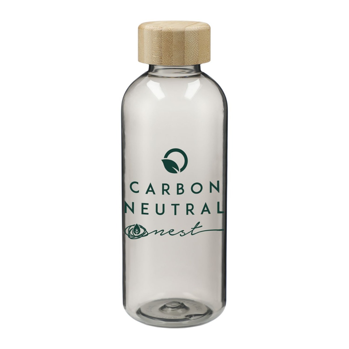 22 oz. RPET Bottle with Bamboo Lid