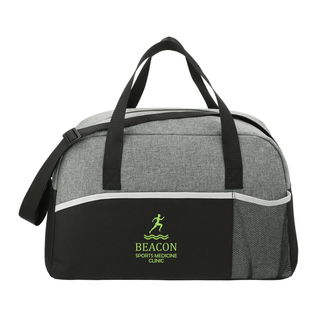 Duffel Bag with Water Bottle Pocket - 11" x 17" x 8 1/2"
