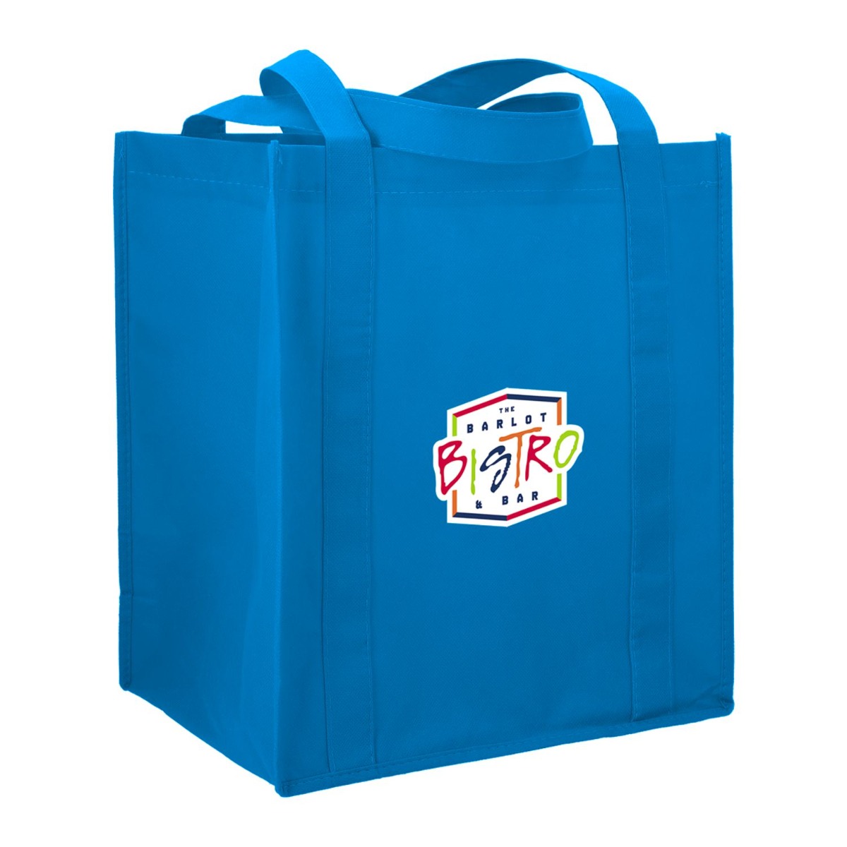 Non-Woven Grocery Tote - 13" x 12" x 8"