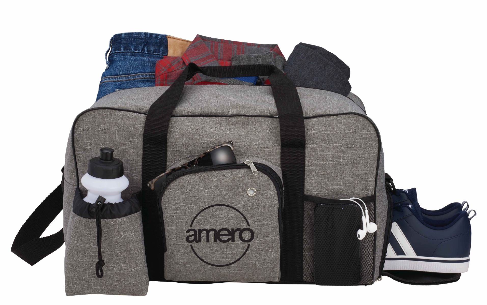 Weekender Duffel Bag with Ear Bud Port - 11