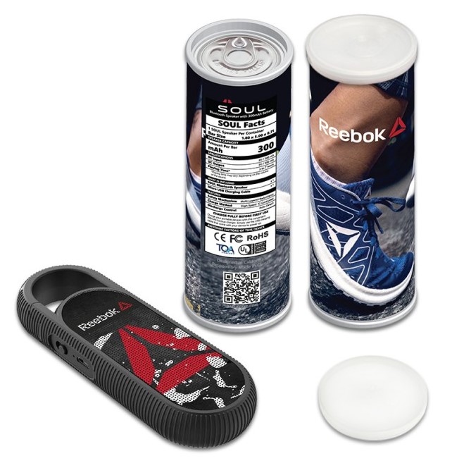 Soul Bluetooth Speaker with Full-Color Can Packaging