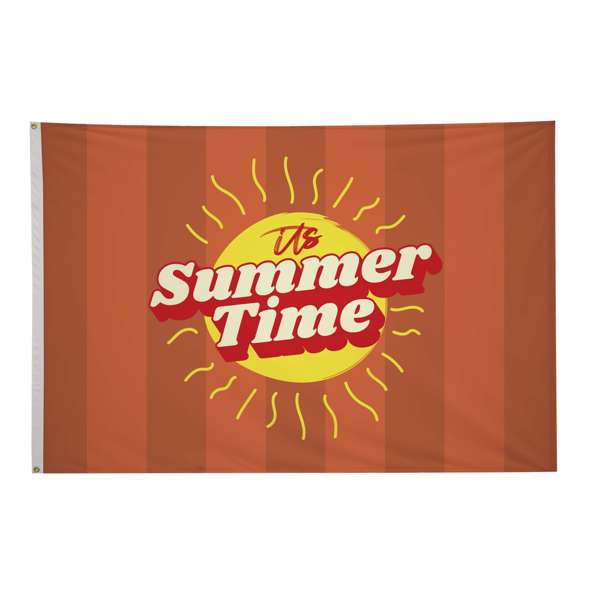 Polyester 1-Sided Flag - 4' x 6'