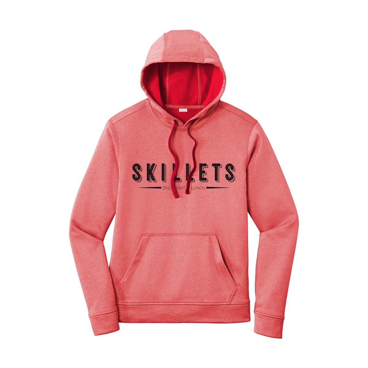 Sport-Tek® Sport-Wick® Heather Fleece Hooded Pullover - Unisex