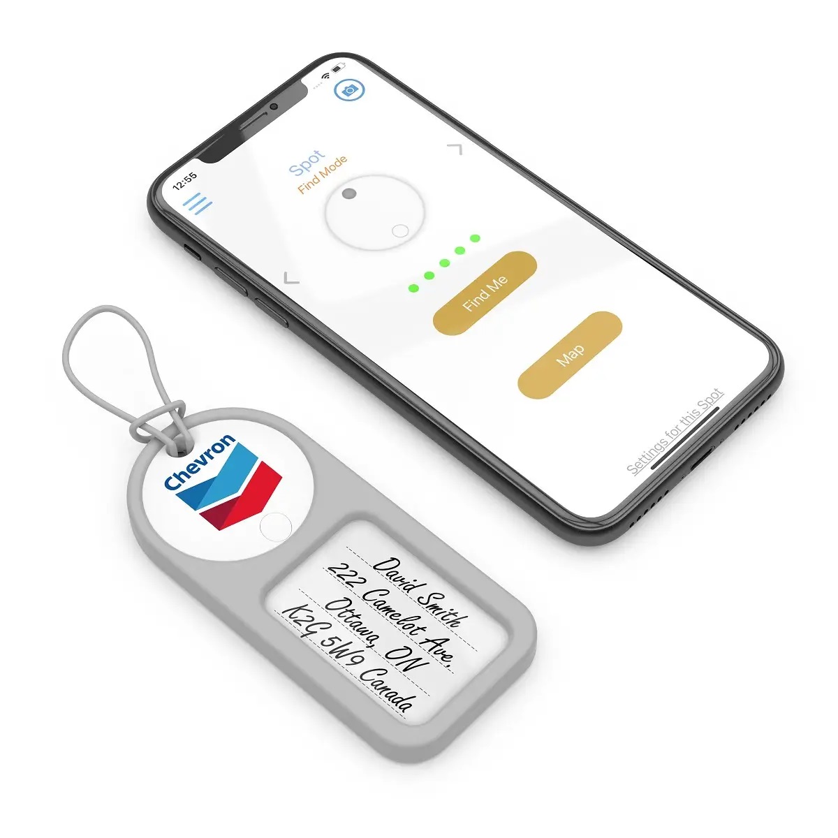 Powerstick® SpotScout Two-Way Bluetooth Tracker Luggage Tag image