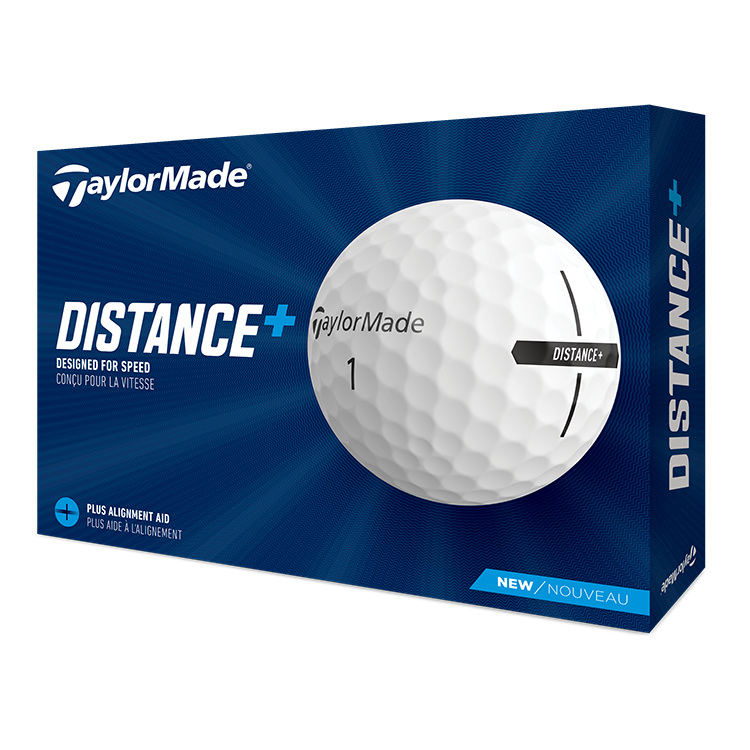 TaylorMade® Distance+ Golf Balls - Dozen
