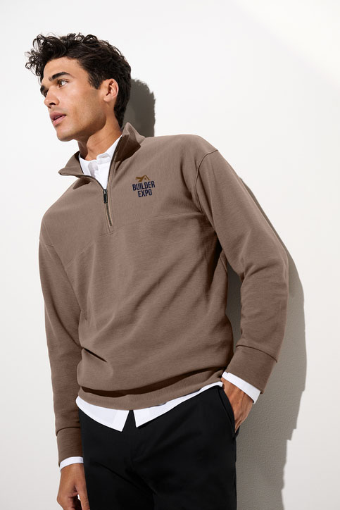 Mercer+Mettle® Linear Texture 1/4-Zip – Men