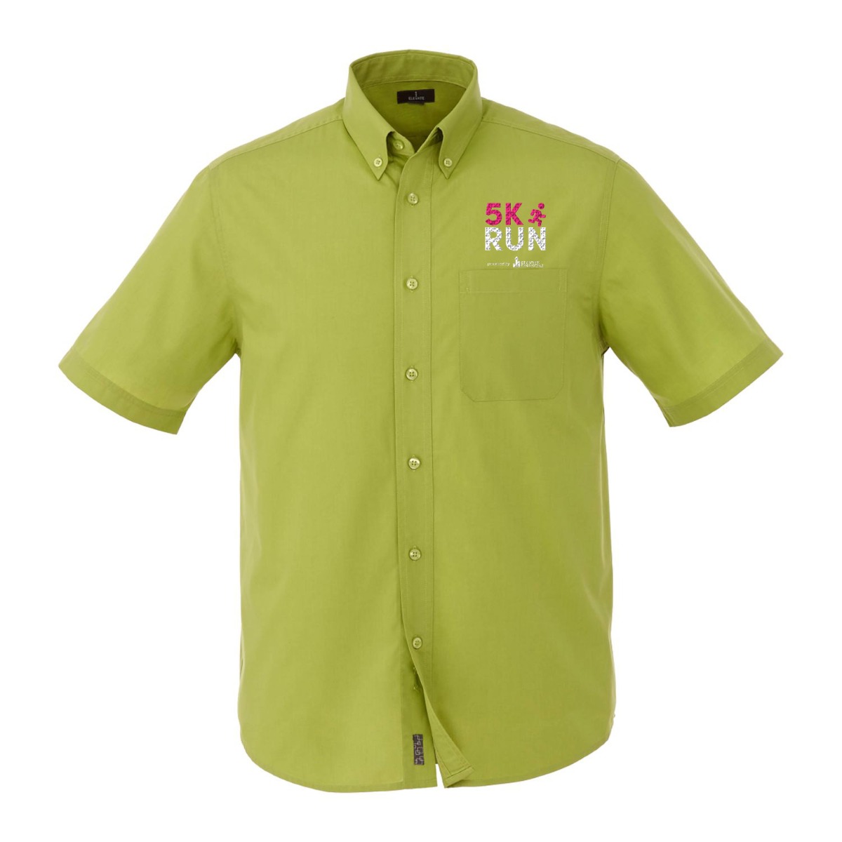 Men's Poly/Cotton Poplin Short Sleeve Button Down image