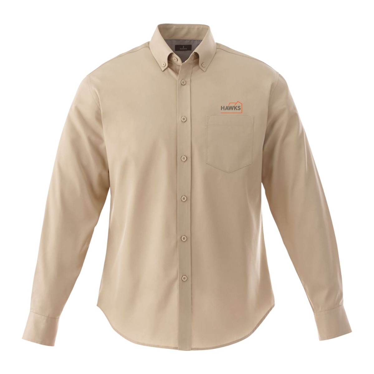 Elevate Poly/Cotton Woven Long Sleeve Button Down - Men image