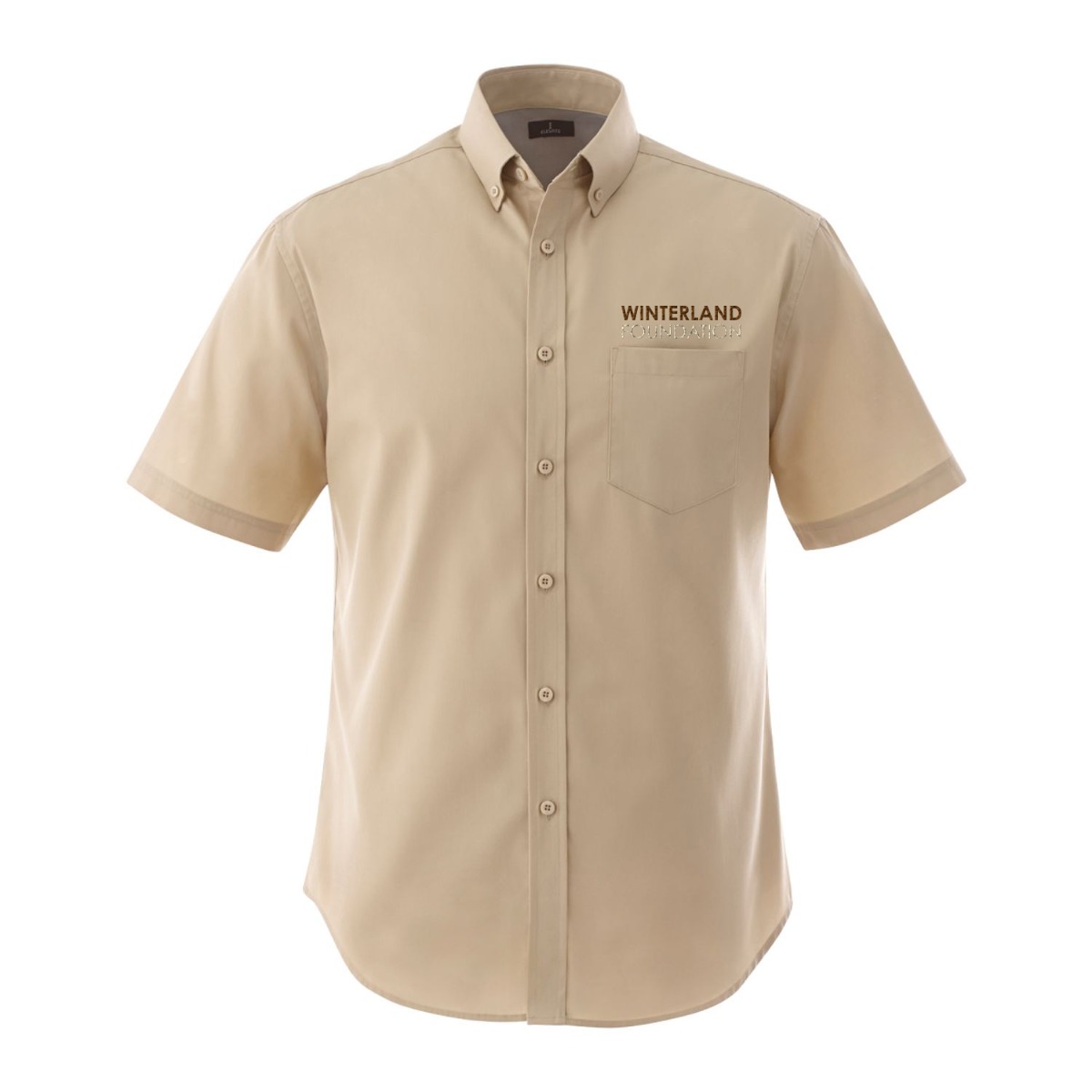 Men's Poly/Cotton Pocket Short Sleeve Button Down image